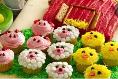 Thumbnail for Fun To Make Farm Animal Cupcakes
