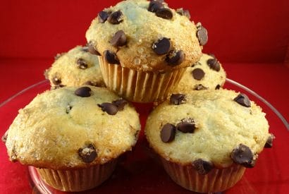 Thumbnail for Nutella Stuffed Chocolate Chip Muffins