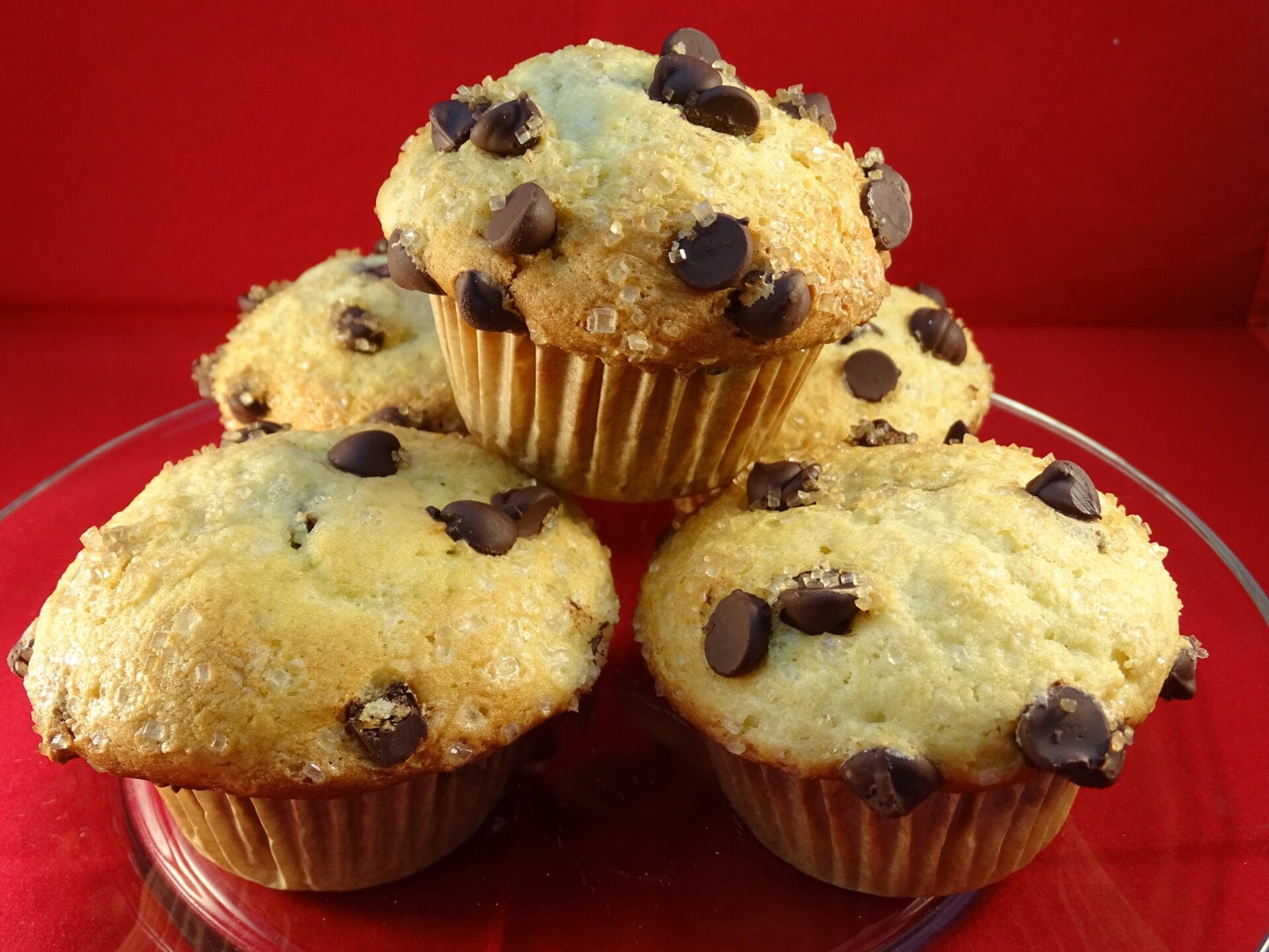 Nutella Stuffed Chocolate Chip Muffins Afternoon Baking With Grandma