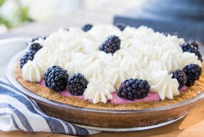 Thumbnail for Yummy Blackberry Icebox Pie