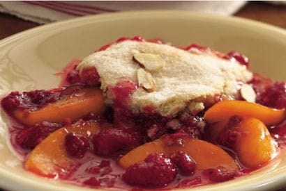 Thumbnail for Yummy Peach Melba Cobbler