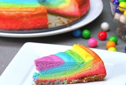 Thumbnail for Delicious And Fun Rainbow Cheesecake