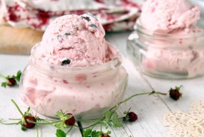 Thumbnail for Amazing Strawberry Basil Ice Cream