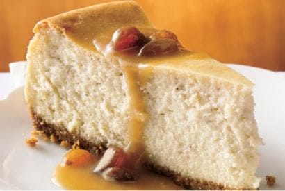 Thumbnail for Hot Buttered Rum Cheesecake With Brown Sugar-Rum Sauce