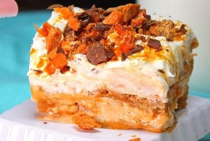 Thumbnail for Butterfinger Dessert Lasagna