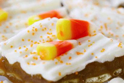 Thumbnail for Candy Corn Toffee Crack