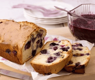 Thumbnail for Blueberry Pound Cake With Blueberry Sauce