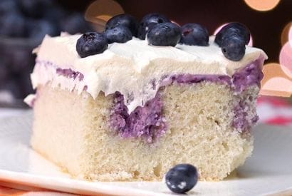 Thumbnail for Blueberry Cheesecake Poke Cake