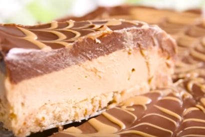 Thumbnail for Chocolate Peanut Butter Tagalong Pie.