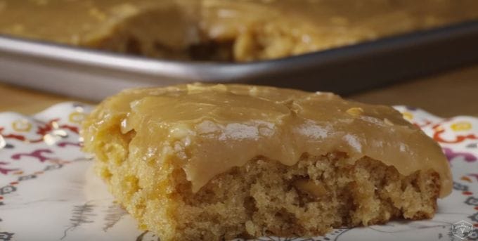 Peanut Butter Sheet Cake - Afternoon Baking With Grandma