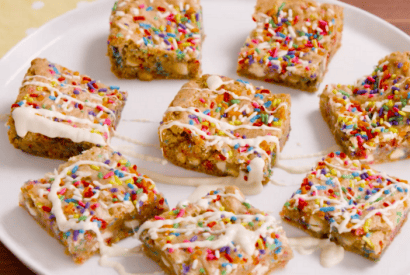 Thumbnail for Yummy Birthday Cake Blondies To Make