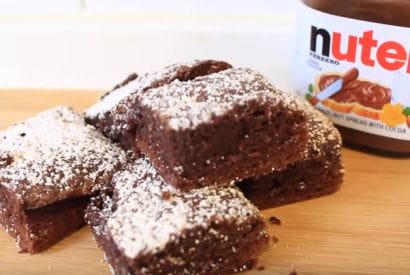 Thumbnail for Just 3 Ingredient Nutella Brownies