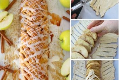 Thumbnail for A Wonderful Apple Cinnamon Cream Cheese Breakfast Braid