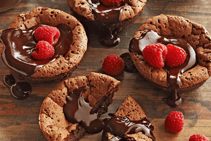 Thumbnail for Love These Mini Flourless Chocolate Cakes