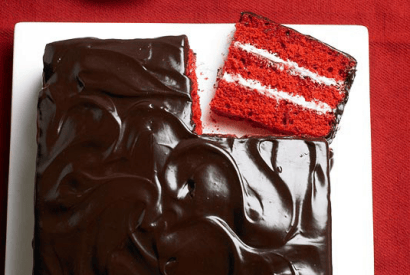 Thumbnail for Love This Chocolate And Vanilla Red Velvet Cake