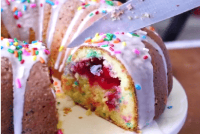 Thumbnail for How To Make Cherry Surprise Cake