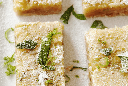 Thumbnail for Yummy Pecan-Crusted Mojito Bars