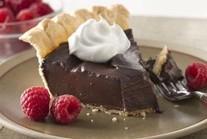 Thumbnail for Yummy Silky Dark Chocolate Pie