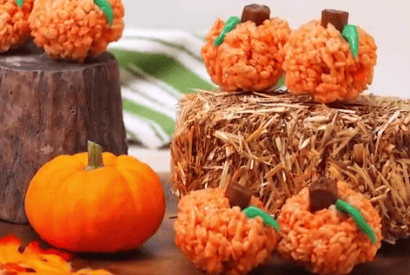 Thumbnail for Pumpkin Rice Krispie Treats