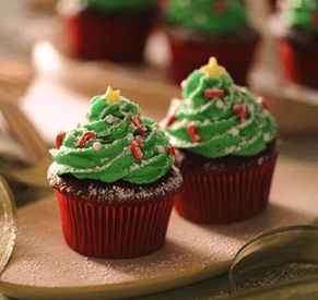 Thumbnail for Love These Christmas Tree Cupcakes