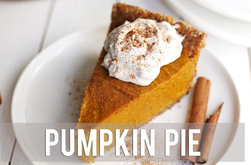 An Easy To Make Vegan Pumpkin Pie - Afternoon Baking With Grandma