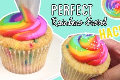 Thumbnail for How To Pipe Perfect Rainbow Cupcakes