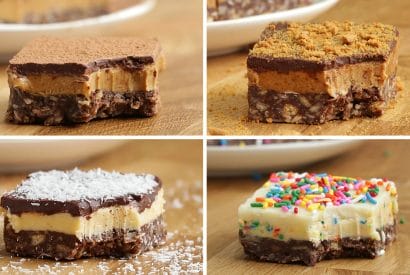 Thumbnail for Nanaimo Bars (Canadian Chocolate Bars).. Amazing Four  Different recipes Ways