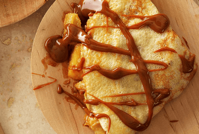 Thumbnail for Yummy Pineapple-Banana Crepas de Cajeta.. Caramel Crepes