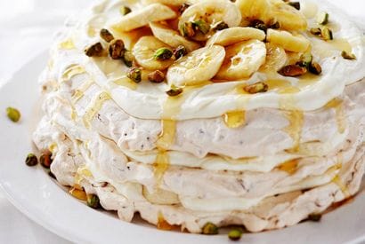 Thumbnail for A Wonderful Banana Cream Pavlova Tower