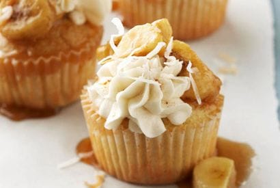 Thumbnail for Yummy Island Bananas Foster Cupcakes