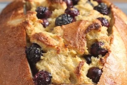 Thumbnail for How About Making This Blueberry Bread Pudding Boat