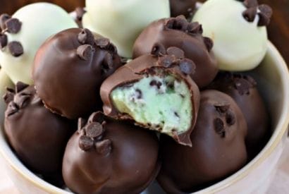 Thumbnail for How To Make These Mint Chocolate Chip Truffles