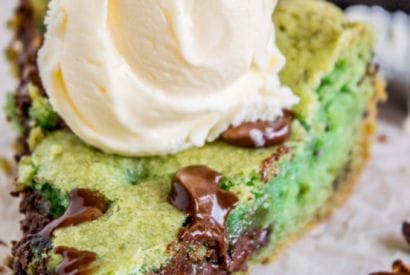 Thumbnail for Delicious Mint Chocolate Chip Skillet Cookie