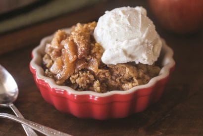 Thumbnail for Slow Cooker Apple Cobbler That Is Dairy Free