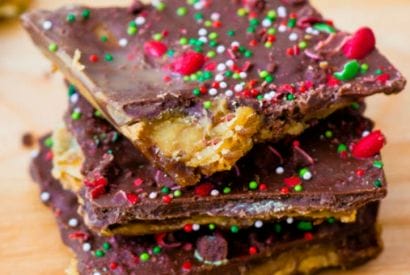 Thumbnail for Yummy Chocolate Peanut Butter Saltine Toffee.