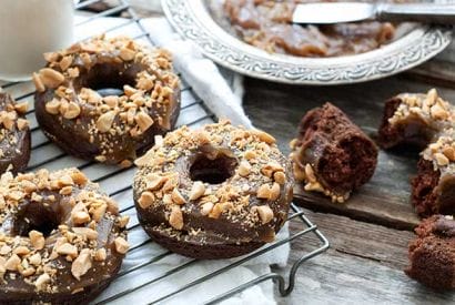 Thumbnail for How To Make These Gluten Free Chocolate Peanut Butter Doughnuts