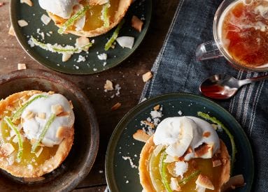 Thumbnail for How About Making These Lime Curd Mini Pies With Toasted-Marshmallow Coconut Cream