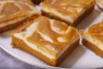 Thumbnail for Amazing Pumpkin Cheesecake Bars