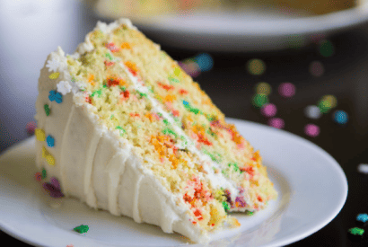 Thumbnail for A Delicious Vanilla Funfetti Cake  … A Birthday Cake With Sprinkles