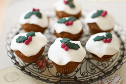 Thumbnail for Yummy Mini Christmas Pudding Muffins