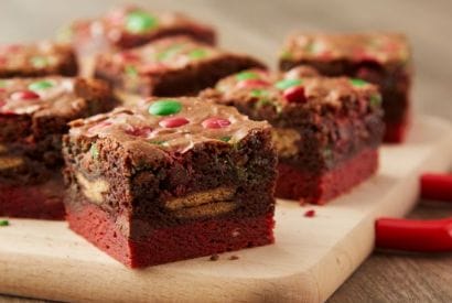 Thumbnail for Yummy Triple-Layer Holiday Brookies