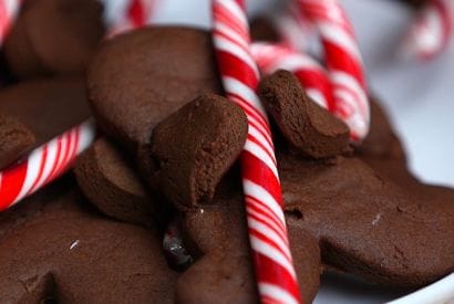 Thumbnail for How About Making These Chocolate Gingerbread Men with Candy Canes