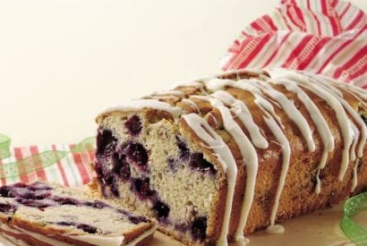 Thumbnail for Love This White Chocolate-Iced Blueberry Loaf