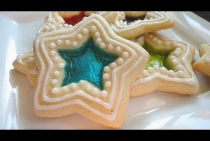 Thumbnail for Love These Festive Stained Glass Cookies