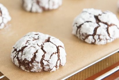 Thumbnail for Yummy Chocolate Crinkle Cookies