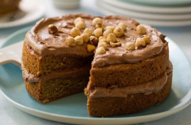 A Yummy Peanut Butter Cake - Afternoon Baking With Grandma
