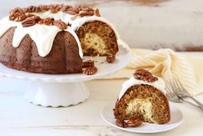 Thumbnail for Love This Cheesecake-Swirled Carrot Bundt Cake