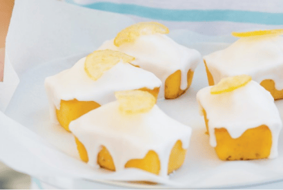 Thumbnail for Yummy Baby Lemon & Coconut Drizzle Cakes