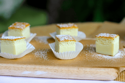 Thumbnail for Yummy Magic Cake Layer Bars