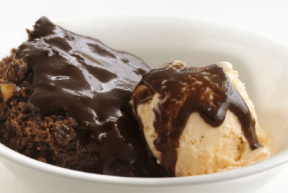 Thumbnail for Love This Skinny Chocolate-Almond Pudding Cake